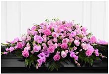 flores para poner encima de cofre, ataúd, feretro