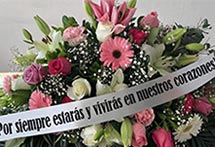 flores para funeral de ser querido