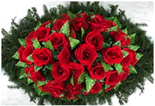 flores artificiales para difuntos