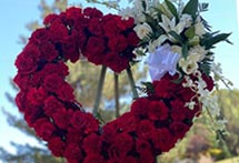 corazon lindo de flores