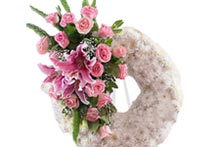 coronas de flores para vela