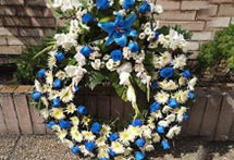 coronas de flores para vela