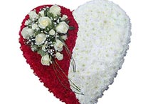 corazon partido de flores